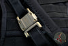 Microtech "APIS" Belt, Various Sized Mens Black Tactical Nylon with Titanium Bronze Buckle