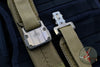 Microtech "APIS" Belt, Various Sized Mens Coyote Nylon with Titanium Bronze Buckle