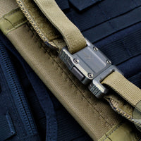 Microtech "APIS" Belt, Various Sized Mens Coyote Nylon with Titanium Bronze Buckle