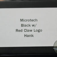Microtech Swank Hank- Black with Red Claw