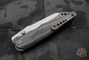 Munroe Knives custom Basilisk Bronzed Titanium and Black G-10