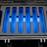 Pelican 1150 Six Knife Case Plus EDC Tray- Blue Interior
