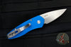 Protech Sprint- California Legal Auto-Blue Handle With Stonewash Blade 2905-BLUE