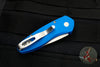 Protech Sprint- California Legal Auto-Blue Handle With Stonewash Blade 2905-BLUE