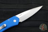 Protech Newport Out The Side OTS Auto- Blue Handle with Stonewash Blade 3405-BLUE