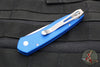 Protech Newport Out The Side OTS Auto- Blue Handle with Stonewash Blade 3405-BLUE