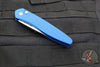Protech Newport Out The Side OTS Auto- Blue Handle with Stonewash Blade 3405-BLUE