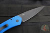 Protech Newport Out The Side OTS Auto- Blue Handle with Black Blade 3407-BLUE