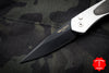 Protech Newport Silver Body Carbon Fiber Inlay Black Blade 3412