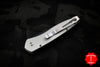 Protech Newport Silver Body Carbon Fiber Inlay Black Blade 3412