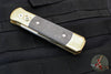 Protech- Godson Out The Side Auto (OTS)- Stonewashed Bronze Aluminum Handle- Camo Fat Carbon Fiber Inlay- Satin Blade- MOP Inlaid Button 7114