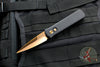 Protech Godson Out The Side Auto (OTS) Black Handle Rose Gold Blade 721-RG