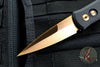 Protech Godson Out The Side Auto (OTS) Black Handle Rose Gold Blade 721-RG