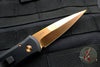 Protech Godson Out The Side Auto (OTS) Black Handle Rose Gold Blade 721-RG