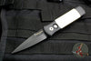 Protech Godson "Tuxedo" Out The Side Auto (OTS)- Black Handle- Ivory Micarta Inlays- Black Blade 752