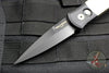 Protech Godson "Tuxedo" Out The Side Auto (OTS)- Black Handle- Ivory Micarta Inlays- Black Blade 752