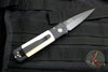 Protech Godson "Tuxedo" Out The Side Auto (OTS)- Black Handle- Ivory Micarta Inlays- Black Blade 752