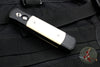 Protech Godson "Tuxedo" Out The Side Auto (OTS)- Black Handle- Ivory Micarta Inlays- Black Blade 752