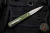 Protech Godfather Out The Side (OTS) Knife- Green Handle- Blasted Blade 920-GREEN