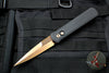 Protech Godfather Out The Side (OTS) Knife- Black Handle and Rose Gold Finished Blade 921-RG