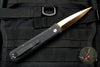 Protech Godfather Out The Side (OTS) Knife- Black Handle and Rose Gold Finished Blade 921-RG