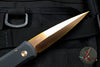 Protech Godfather Out The Side (OTS) Knife- Black Handle and Rose Gold Finished Blade 921-RG