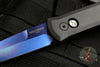 Protech Godfather Black Out The Side (OTS) Knife and Satin Sapphire Blue Blade 921-SB