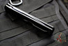 Protech Godfather Black Out The Side (OTS) Knife and Satin Sapphire Blue Blade 921-SB
