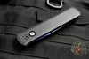 Protech Godfather Black Out The Side (OTS) Knife and Satin Sapphire Blue Blade 921-SB