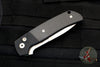 Protech Auto Terzuola ATCF Out The Side (OTS) Auto Knife- Black Handle with CF Inlays- Stonewash Magnacut Steel Blade BT2704