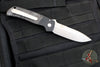 Protech Terzuola ATCF Out The Side (OTS) Auto Knife- Black Handle with Fat Carbon Dark Matter Inlays- Stonewash Magnacut Steel Blade BT2731