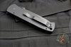 Protech Emerson CQC7 Out The Side Auto (OTS)- Tanto Edge Chisel Ground- Black Handle- Black DLC Sterile Blade- Tritium Button E7T-OPERATOR
