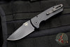 LEFT HAND VERSION! Protech Les George SBR Short Bladed Rockeye Out The Side (OTS) Smooth Black Handle with Black Blade LG403-LH SBR