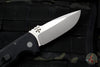 Protech Les George Rockeye Out The Side (OTS) Auto- Black Handle- Stonewash Blade LG301
