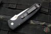 Protech Les George Rockeye Out The Side (OTS) Auto- Black Handle- Stonewash Blade LG301