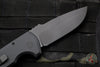 Protech Les George Rockeye Out The Side (OTS) Auto- Operator- Black Handle- Sterile Black Blade- Tritium Button LG303-Operator