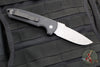 Protech Les George Rockeye Out The Side (OTS) Auto- Black Handle- Acid Wash Blade LG311
