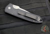Protech Les George Rockeye Out The Side (OTS) Auto- Black Handle- Acid Wash Blade LG311