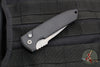 Protech Les George Rockeye Out The Side (OTS) Auto- Black Handle- Acid Wash Blade LG311