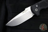 Protech Les George Rockeye Out The Side (OTS) Auto- Textured Black Handle- Stonewash Blade LG305
