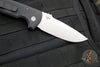 Protech Les George Rockeye Out The Side (OTS) Auto- Textured Black Handle- Stonewash Blade LG305