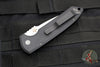 Protech Les George Rockeye Out The Side (OTS) Auto- Textured Black Handle- Stonewash Blade LG305
