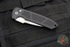 Protech Les George Rockeye Out The Side (OTS) Auto- Textured Black Handle- Stonewash Blade LG305