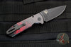 Protech Les George SBR Short Bladed Rockeye Out The Side (OTS)-EXCLUSIVE!- Venom Red Handle with Black Blade LG403-Venom Red SBR