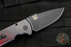 Protech Les George SBR Short Bladed Rockeye Out The Side (OTS)-EXCLUSIVE!- Venom Red Handle with Black Blade LG403-Venom Red SBR