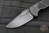 Protech Les George SBR Short Bladed Rockeye Out The Side (OTS) Black Knurled with Black Blade LG407