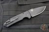 Protech Les George SBR Short Bladed Rockeye Out The Side (OTS) Black Knurled with Black Blade LG407