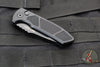 Protech Les George SBR Short Bladed Rockeye Out The Side (OTS) Black Knurled with Black Blade LG407