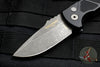 Protech Les George SBR Short Bladed Rockeye Out The Side (OTS) Black Textured Handle with Acid Washed Blade LG415 SBR