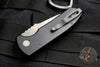 Protech Les George SBR Short Bladed Rockeye Out The Side (OTS) Black Textured Handle with Acid Washed Blade LG415 SBR